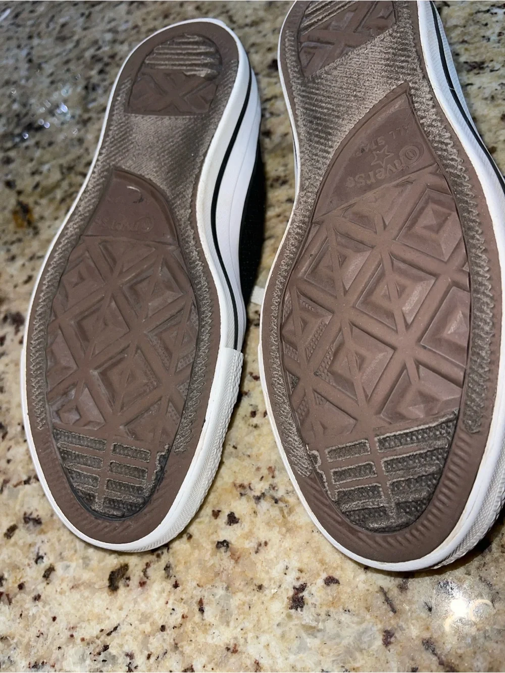 Converse Knit Black and White Low Top Sneakers
